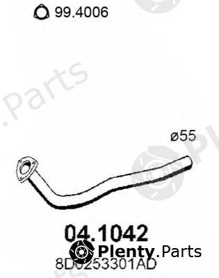  ASSO part 04.1042 (041042) Exhaust Pipe