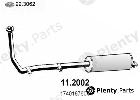  ASSO part 11.2002 (112002) Front Silencer