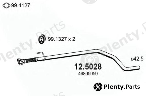  ASSO part 12.5028 (125028) Exhaust Pipe