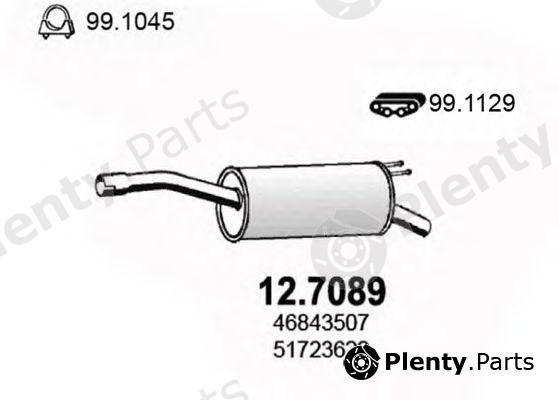  ASSO part 12.7089 (127089) End Silencer