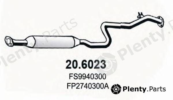  ASSO part 20.6023 (206023) Middle Silencer