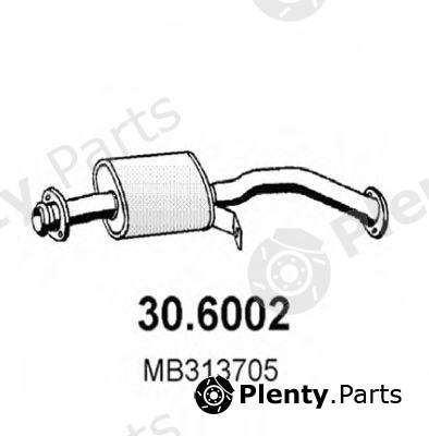  ASSO part 30.6002 (306002) Middle Silencer
