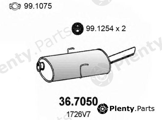  ASSO part 36.7050 (367050) End Silencer