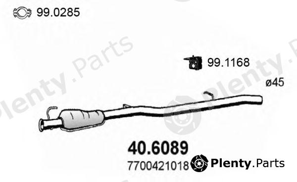  ASSO part 40.6089 (406089) Middle Silencer