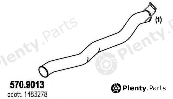  ASSO part 570.9013 (5709013) Exhaust Pipe