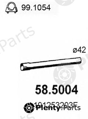  ASSO part 58.5004 (585004) Exhaust Pipe
