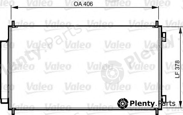  VALEO part 814232 Condenser, air conditioning