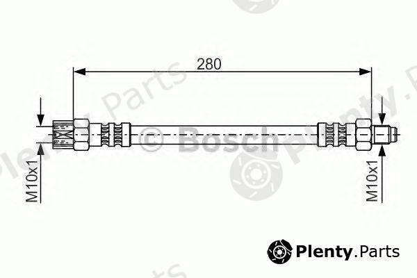 BOSCH part 1987476396 Brake Hose