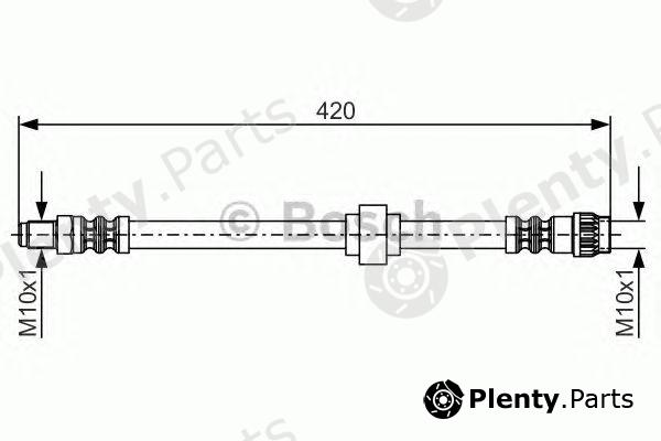  BOSCH part 1987476704 Brake Hose