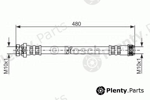  BOSCH part 1987481074 Brake Hose
