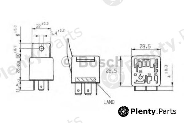  BOSCH part 0332019157 Relay, main current; Relay