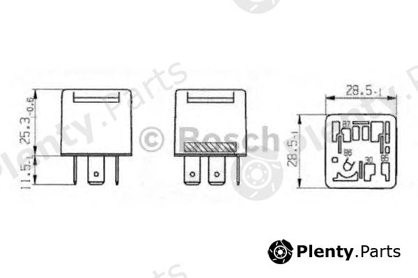  BOSCH part 0332019205 Relay, main current; Relay