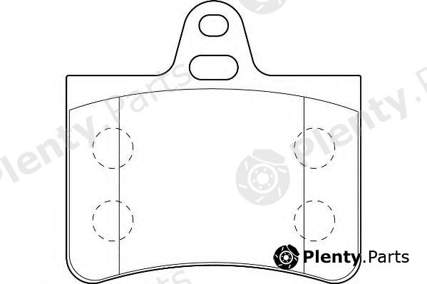  WAGNER part WBP23305A Brake Pad Set, disc brake