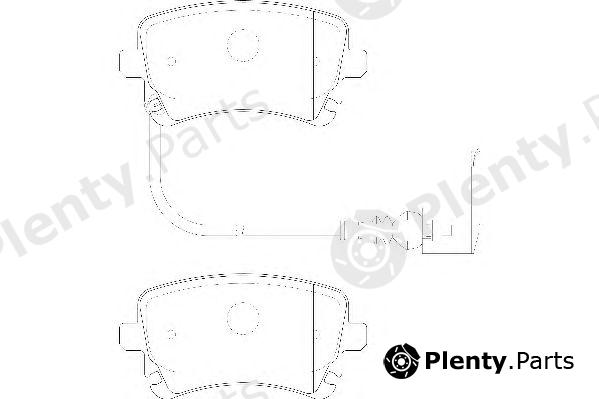  WAGNER part WBP23326A Brake Pad Set, disc brake