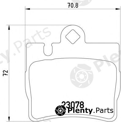  TEXTAR part 2307881 Brake Pad Set, disc brake