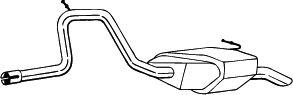  BOSAL part 281-731 (281731) End Silencer