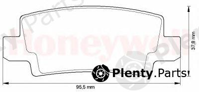  BENDIX part 572492B Brake Pad Set, disc brake