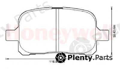  BENDIX part 572538B Brake Pad Set, disc brake