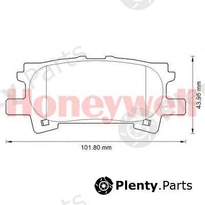  BENDIX part 572621B Brake Pad Set, disc brake