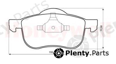  BENDIX part 573003B Brake Pad Set, disc brake