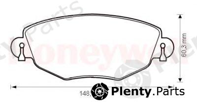  BENDIX part 573013B Brake Pad Set, disc brake