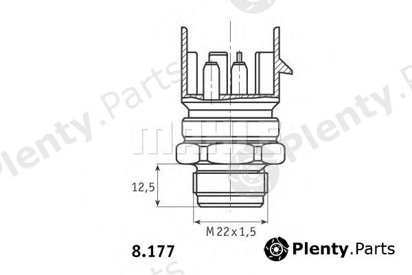  BEHR THERMOT-TRONIK part TSW36D Temperature Switch, radiator fan