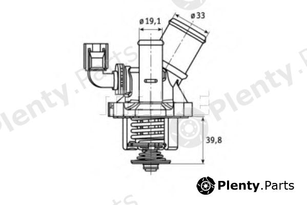  BEHR THERMOT-TRONIK part TM1798 Thermostat, coolant