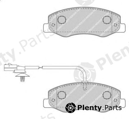  FERODO part FVR4349 Brake Pad Set, disc brake