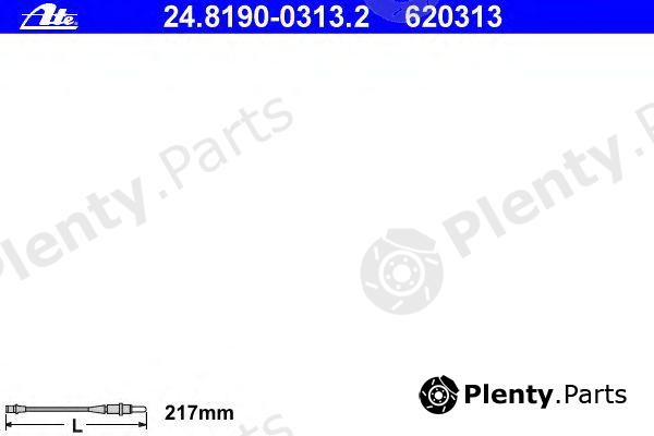  ATE part 24.8190-0313.2 (24819003132) Warning Contact, brake pad wear