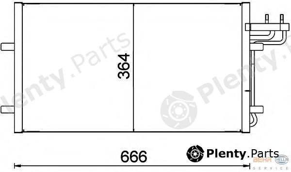  BEHR part 8FC351301-734 (8FC351301734) Condenser, air conditioning
