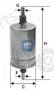  UFI part 31.510.00 (3151000) Fuel filter