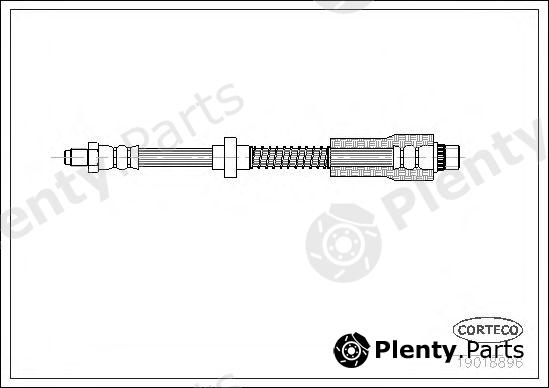  CORTECO part 19018896 Brake Hose