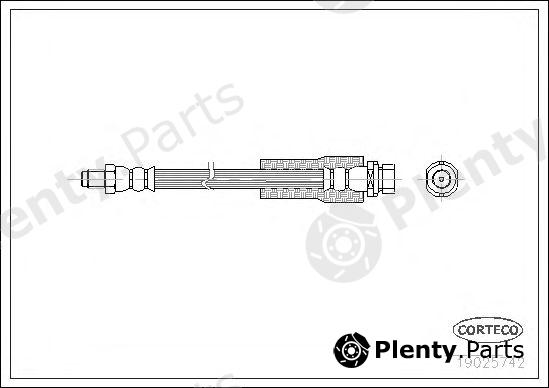  CORTECO part 19025742 Brake Hose