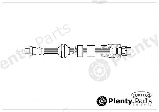  CORTECO part 19031637 Brake Hose