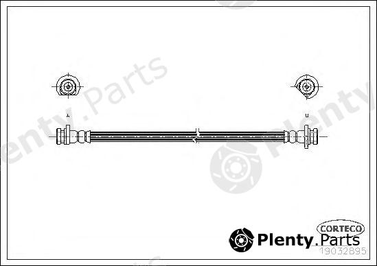  CORTECO part 19032985 Brake Hose