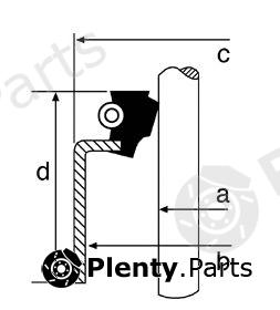  CORTECO part 19019999 Seal, valve stem