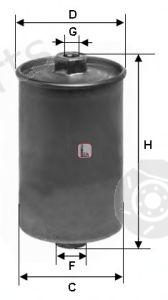  SOFIMA part S1507B Fuel filter