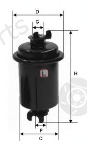  SOFIMA part S1549B Fuel filter