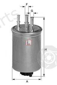  SOFIMA part S4445NR Fuel filter