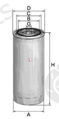  SOFIMA part S5400NR Fuel filter