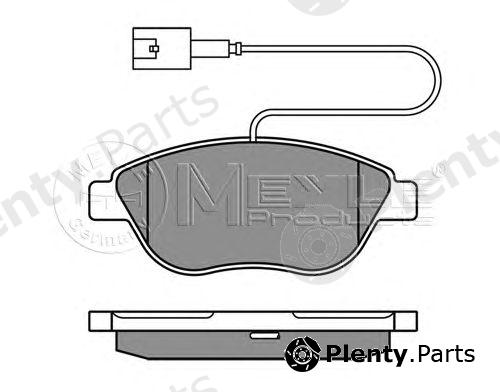  MEYLE part 0252370919/W (0252370919W) Brake Pad Set, disc brake