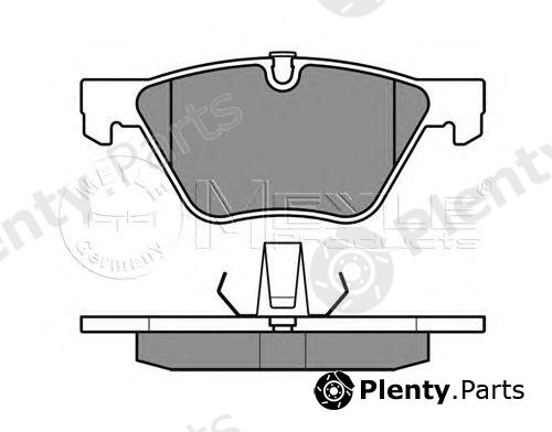  MEYLE part 0252409620 Brake Pad Set, disc brake