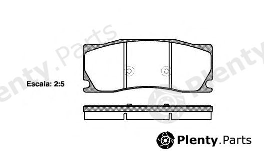 ROADHOUSE part 21402.00 (2140200) Brake Pad Set, disc brake