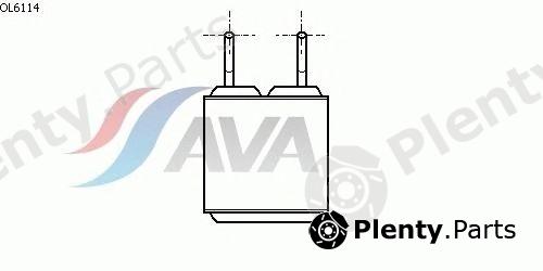  AVA QUALITY COOLING part OL6114 Heat Exchanger, interior heating