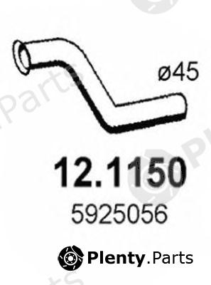  ASSO part 12.1150 (121150) Exhaust Pipe