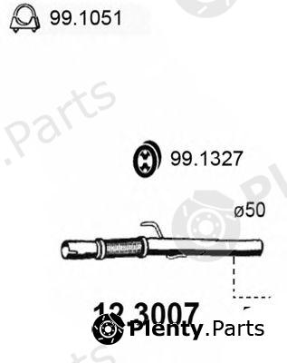  ASSO part 12.3007 (123007) Exhaust Pipe