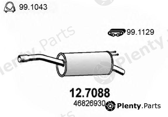  ASSO part 12.7088 (127088) End Silencer