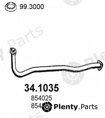  ASSO part 34.1035 (341035) Exhaust Pipe