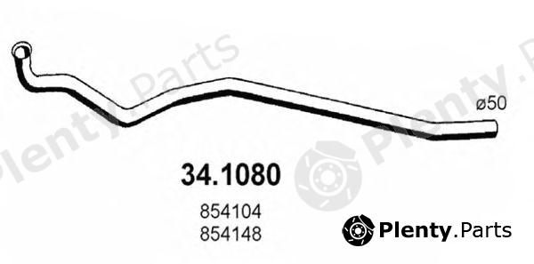  ASSO part 34.1080 (341080) Exhaust Pipe
