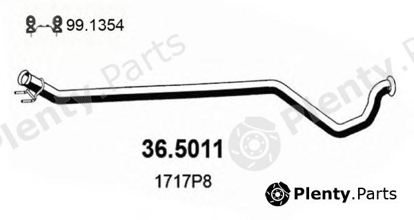  ASSO part 36.5011 (365011) Exhaust Pipe